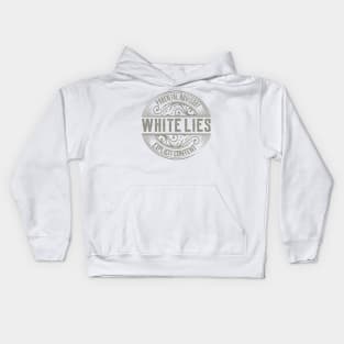 White Lies Vintage Ornament Kids Hoodie